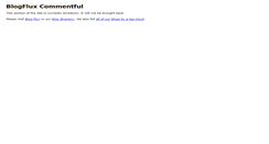 Desktop Screenshot of commentful.blogflux.com